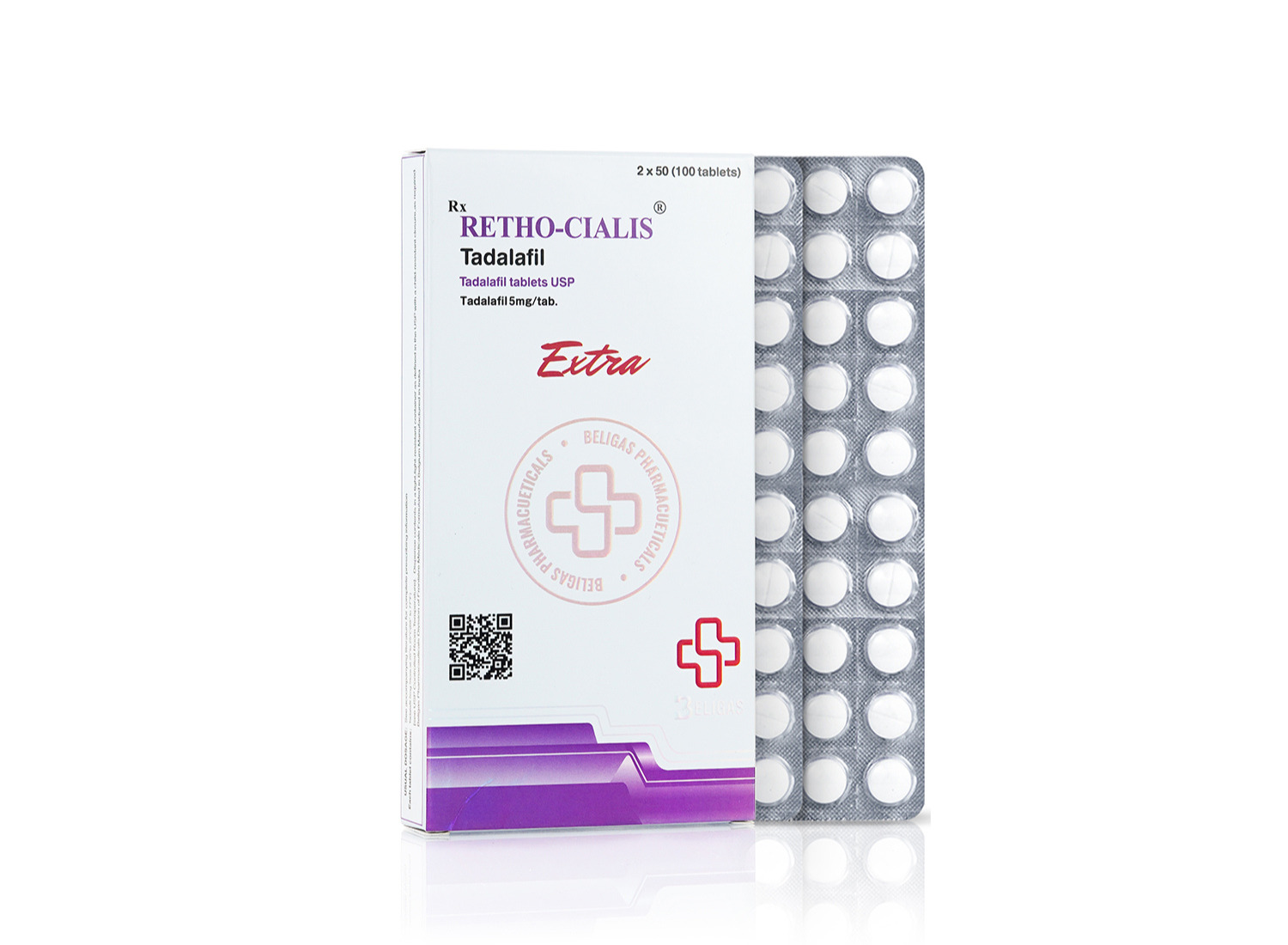 Beligas Pharma - Retho Cialis 5mg 100 tabs